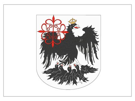 Flag of the City of Buenos Aires, Argentinaのイラスト素材