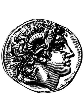 Coat of Arms of the Greek City of Thessaloniki, Greeceのイラスト素材