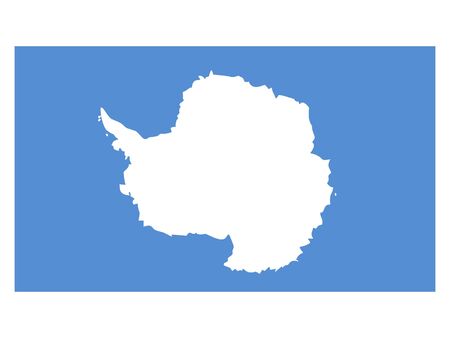 Flat Flag of Antarcticaのイラスト素材