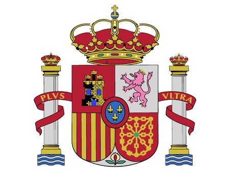 Coat of Arms of Spainのイラスト素材