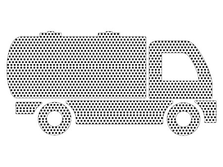 Simple Seamed Dotted Pattern Picture of a Rigのイラスト素材