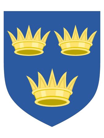 Coat of Arms of the Irish Province of Munsterのイラスト素材