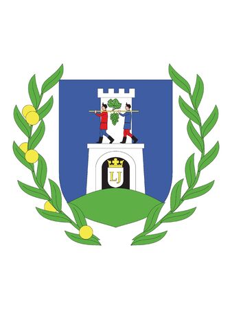 Coat of Arms of the Hungarian County of Baranyaのイラスト素材