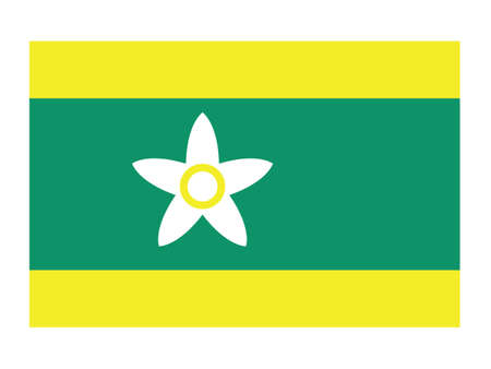 Flag of Ehime Prefectureのイラスト素材