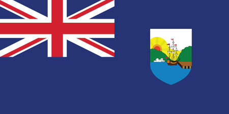 Former Dominican Historic Vector Flag of Dominica between 1955 and 1965のイラスト素材