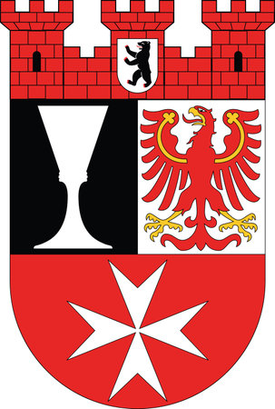 Coats of arms of the Berliner borough (bezirke) of NeukÃ¶llnのイラスト素材