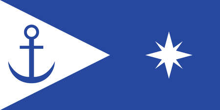 Official administrative flag of the PÃµhja-Tallinn district of the Estonian capital city of Tallinn, Estoniaのイラスト素材