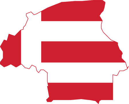 Simple flat blank vector flag map of the Dutch regional capital city of EINDHOVEN, NETHERLANDSのイラスト素材