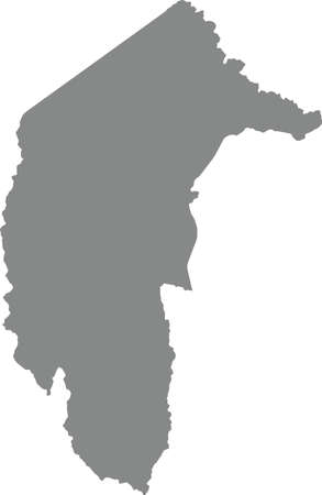 Gray flat blank vector administrative map of the Australian territory of AUSTRALIAN CAPITAL TERRITORYのイラスト素材