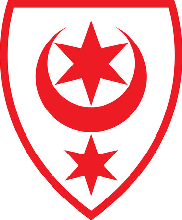 Official coat of arms vector illustration of the German regional capital city of HALLE (SAALE), GERMANYのイラスト素材