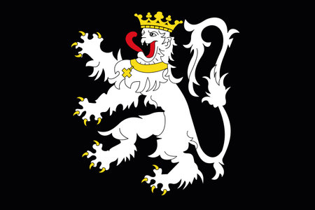 <p>Official flag vector illustration of the Belgian city of GHENT, BELGIUM</p>のイラスト素材