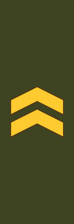 Shoulder pad on field uniform for military non-commissioned officers for the ALIKERSANTTI (CORPORAL)...