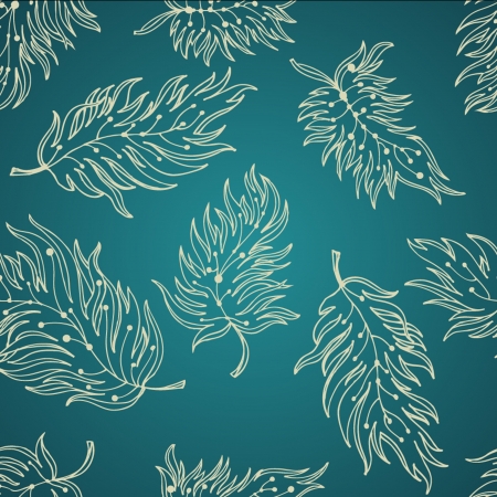 Abstract floral feather  ornament with many details  Excellent background for your greeting card のイラスト素材