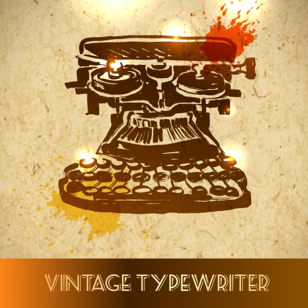 vintage binoculars - vector illustration sketch on paper backgroundのイラスト素材