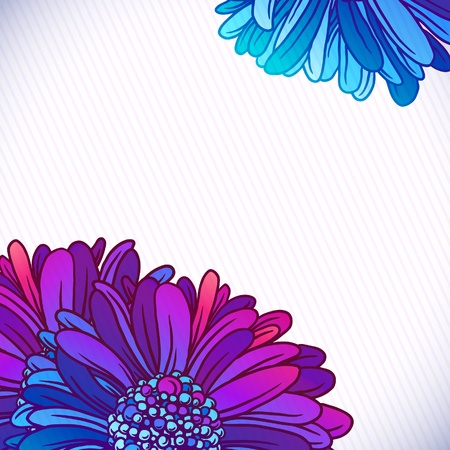 Background of colorful beautiful flowers gerber  Beautiful pink Gerber Daisy  のイラスト素材
