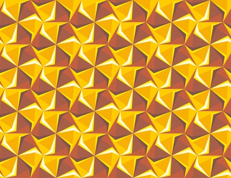 hexagon geometric saemless background.  Retro hipster warm color backgrounds. greeting cardのイラスト素材