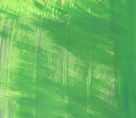 green paint raster background. white brash strokes textureの写真素材