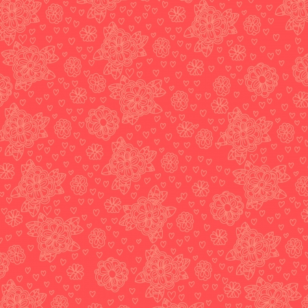 Floral background, greeting card  Template design, anniversary decorationのイラスト素材