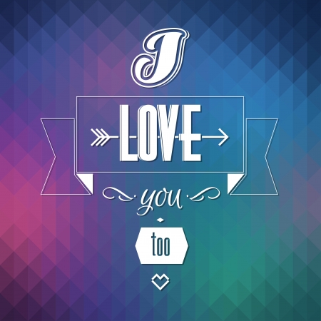 Typographical Backgroundのイラスト素材