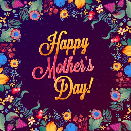 Happy Mother s Day Card のイラスト素材