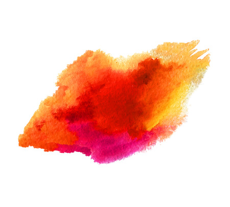 Abstract isolated watercolor stain wet vector textureのイラスト素材