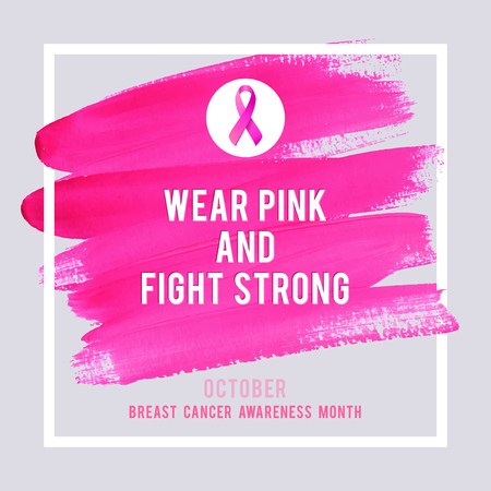 Breast Cancer Awareness Poster. Creative Pink Brush Stroke and Silk Ribbon Symbol. World October Breast Cancer Awareness Month Banner. Pink stroke and text. Medical Design Elements with Grunge Textureのイラスト素材