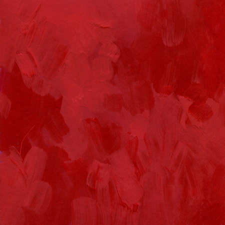 Red square paint raster background. brash strokes texture. Hand drawn splashes.の写真素材