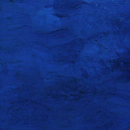 Blue square paint raster background. brash strokes texture. Hand drawn splashes.の写真素材