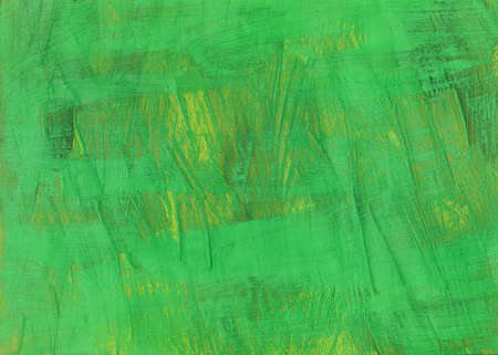 Green Paint raster background. white brash strokes textureの写真素材