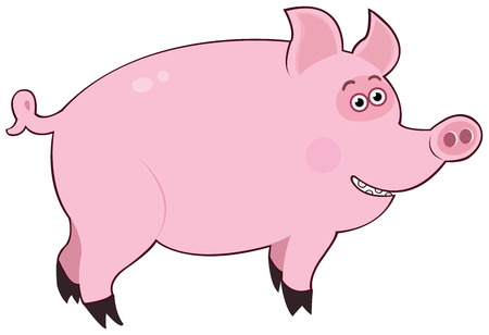 pig pinkのイラスト素材