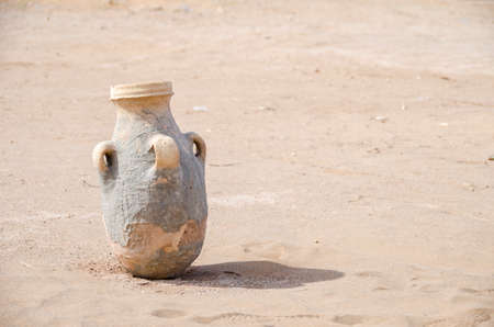 Old berber vase, pottery from the Berbers Moroccoの写真素材