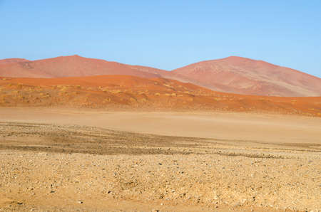 Dunes in Namib Desert, Namibia.の写真素材