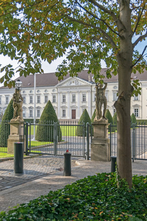 Berlin, Germany - October 20, 2020: Bellevue Palace, the first Neoclassical building in Germany, the official residence of the President of Germanyのeditorial素材