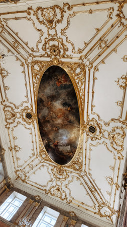 Saint-Petersburg, Russia - March 23, 2023: Russian Museum, Marble Palace showrooms, St Petersburg, Russia.のeditorial素材