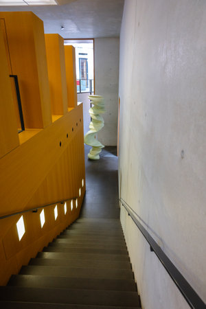 Nuremberg, Germany - July 19, 2023: Halls and exposition in Neues Museum of Nurnberg, Franconia, Bavariaのeditorial素材