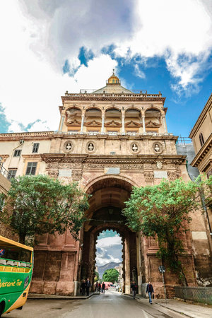 Italy, Palermo - November 28, 2023: Norman Royal Palace former residence of Sicilian kings of Palermo, Sicily, Italy.のeditorial素材