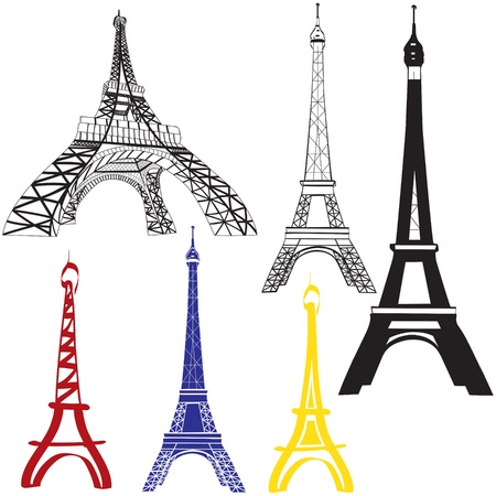 Eiffel Towerのイラスト素材