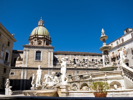 Fontana Pretoria, Palermoのeditorial素材