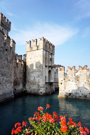 Scaliger Castle, Sirmioneの写真素材