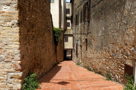 Old town San Gimignanoの写真素材