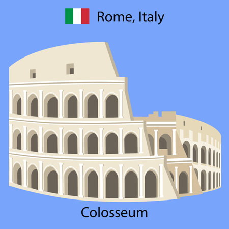 Colosseum in Romeのイラスト素材