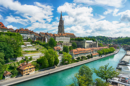 Cityscape of Bern, Switzerlandの写真素材