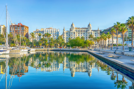 Harbour View, Alicante, Spainの写真素材