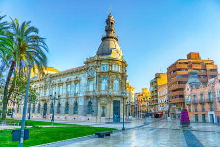 City Hall in Cartagena, Spainの写真素材