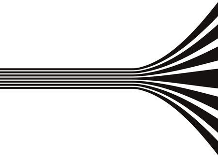 Abstract striped black and white vector pattern of black parallel lines on a white backgroundのイラスト素材