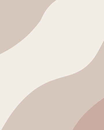 The image shows a white and brown wave pattern on a brown backdropのイラスト素材