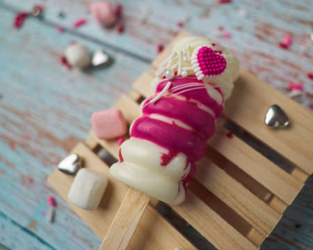 Chocolate Gift Bar San Valentineの写真素材