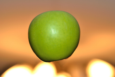 delicious green appleの写真素材