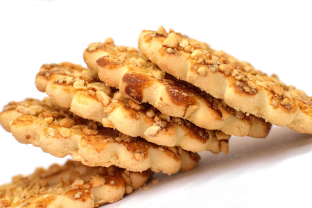 shortbread cookies with flax seeds