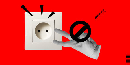 Stay safe with electricity. Don't put your fingers in sockets. Human sticks his finger into an...